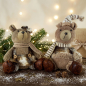 Preview: Winterliche Teddybären - 2er Set